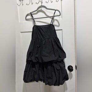 SHEIN Black Midi Dress